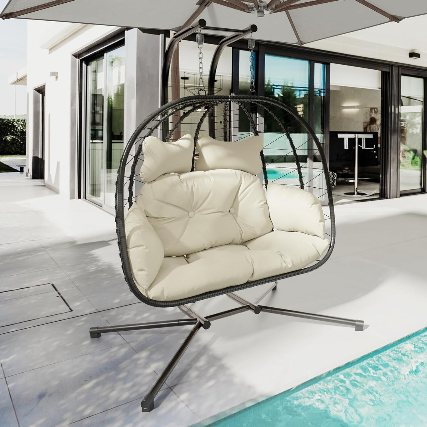 JESSELA - 2-Seater Hanging Pod Chair
